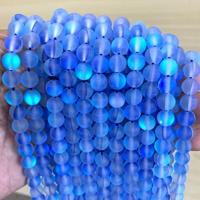 Frosted Mermaid Glass