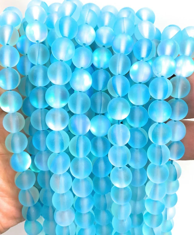 Frosted Mermaid Glass