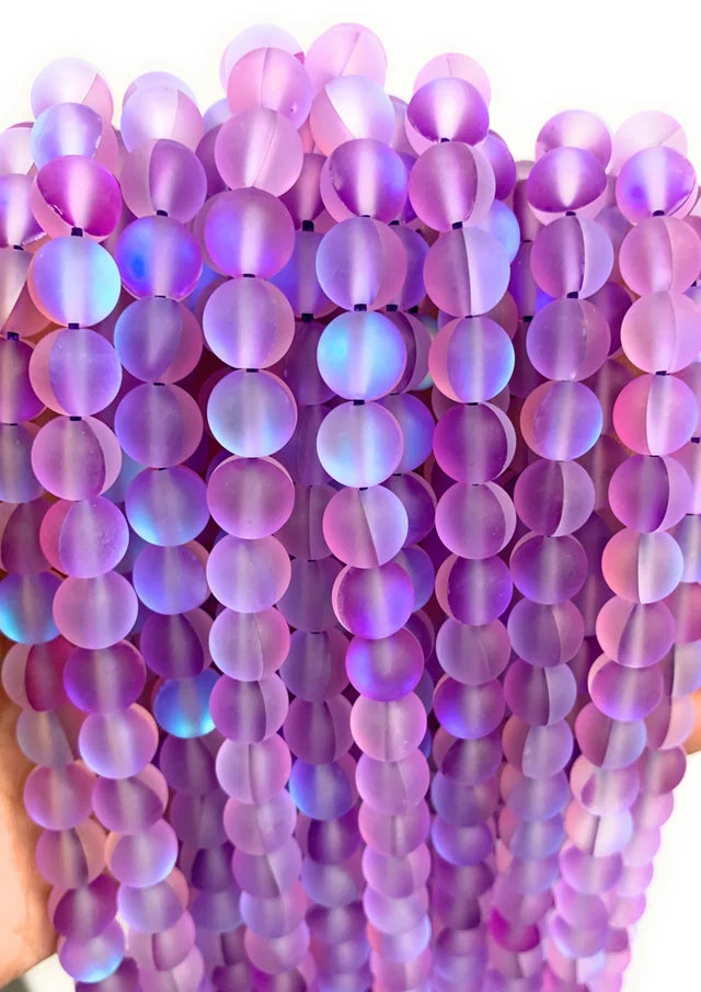 Frosted Mermaid Glass