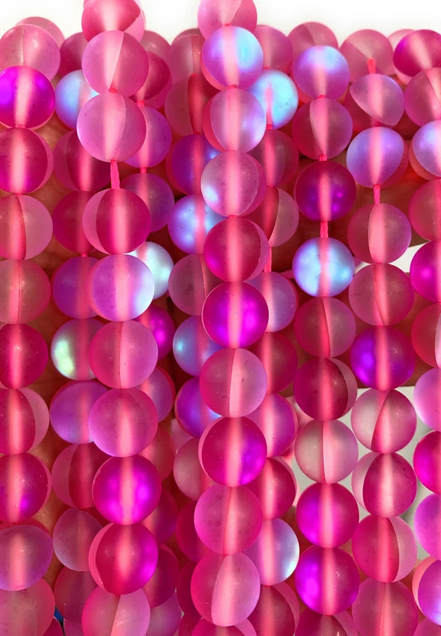 Frosted Mermaid Glass