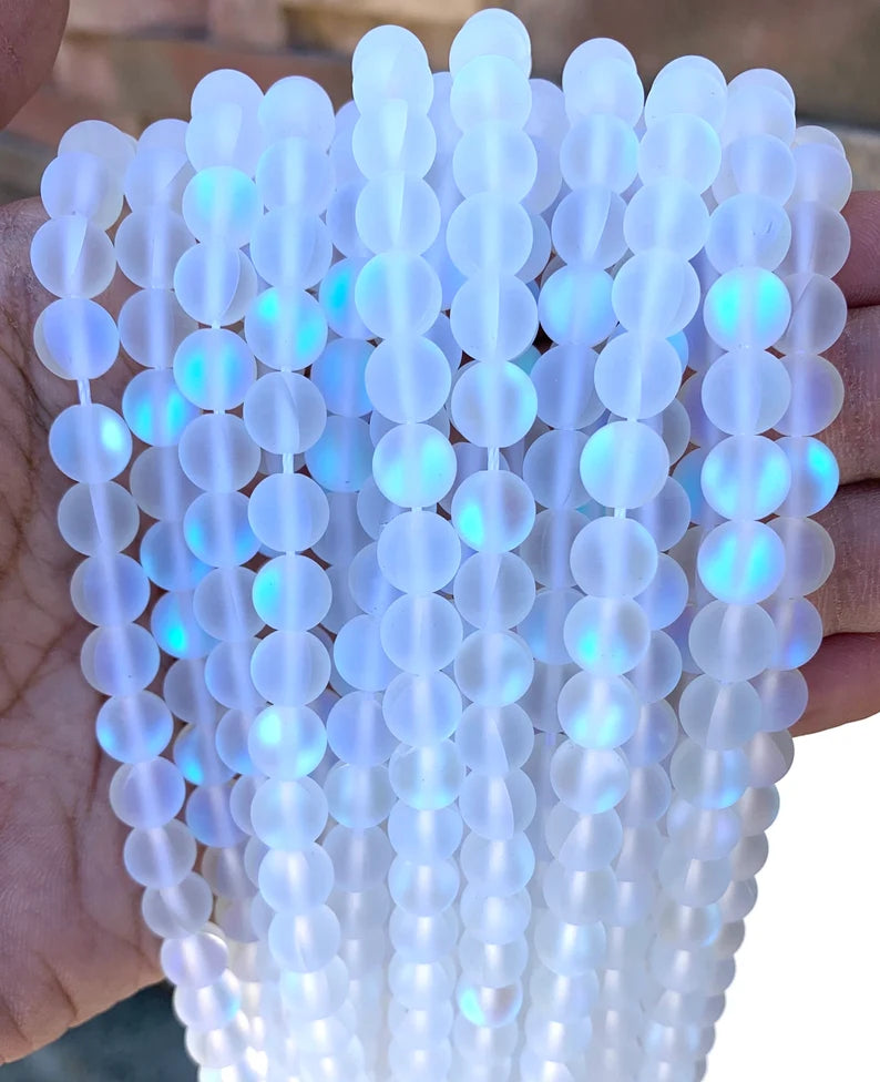 Frosted Mermaid Glass
