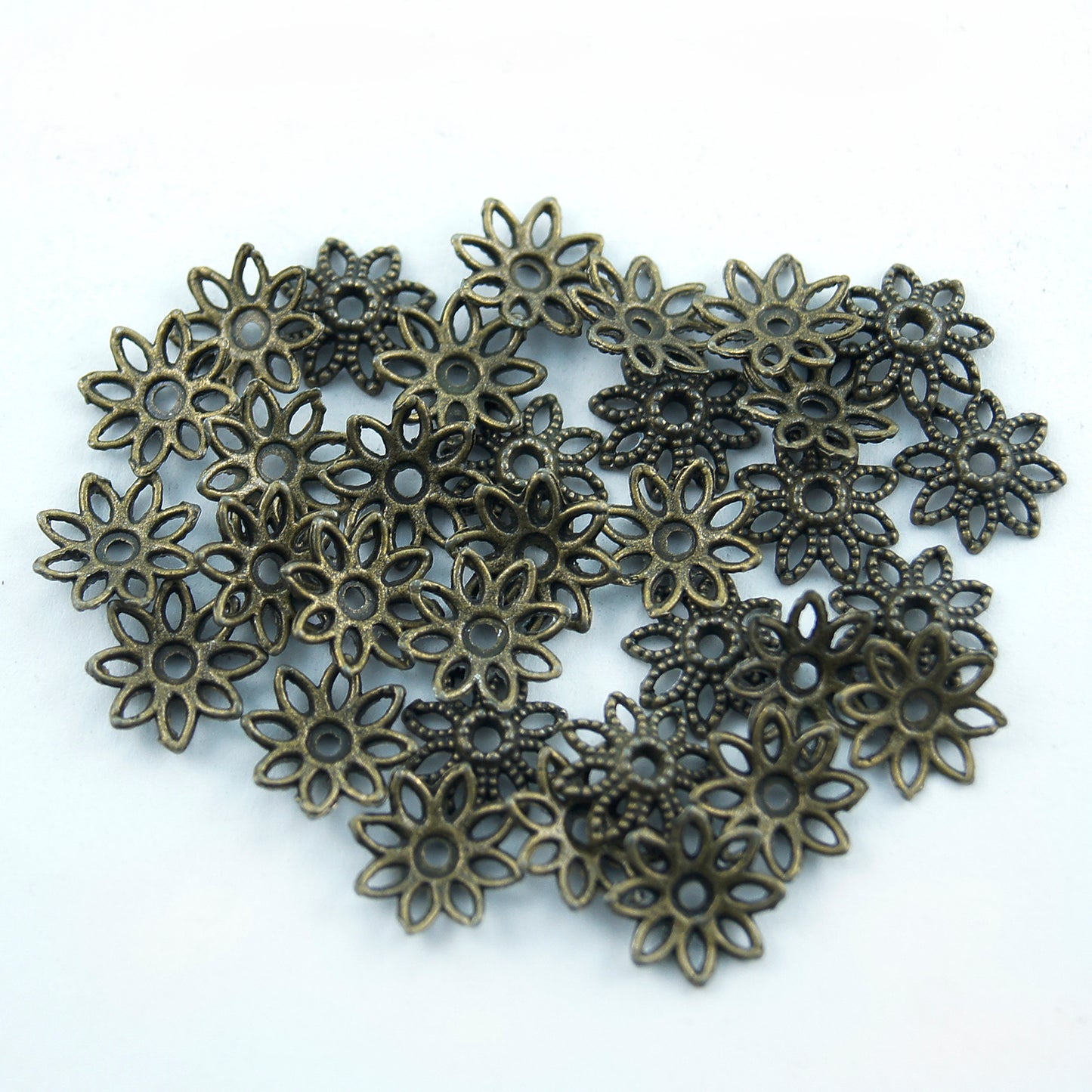 Brass Tone Bead Cap Style 106382