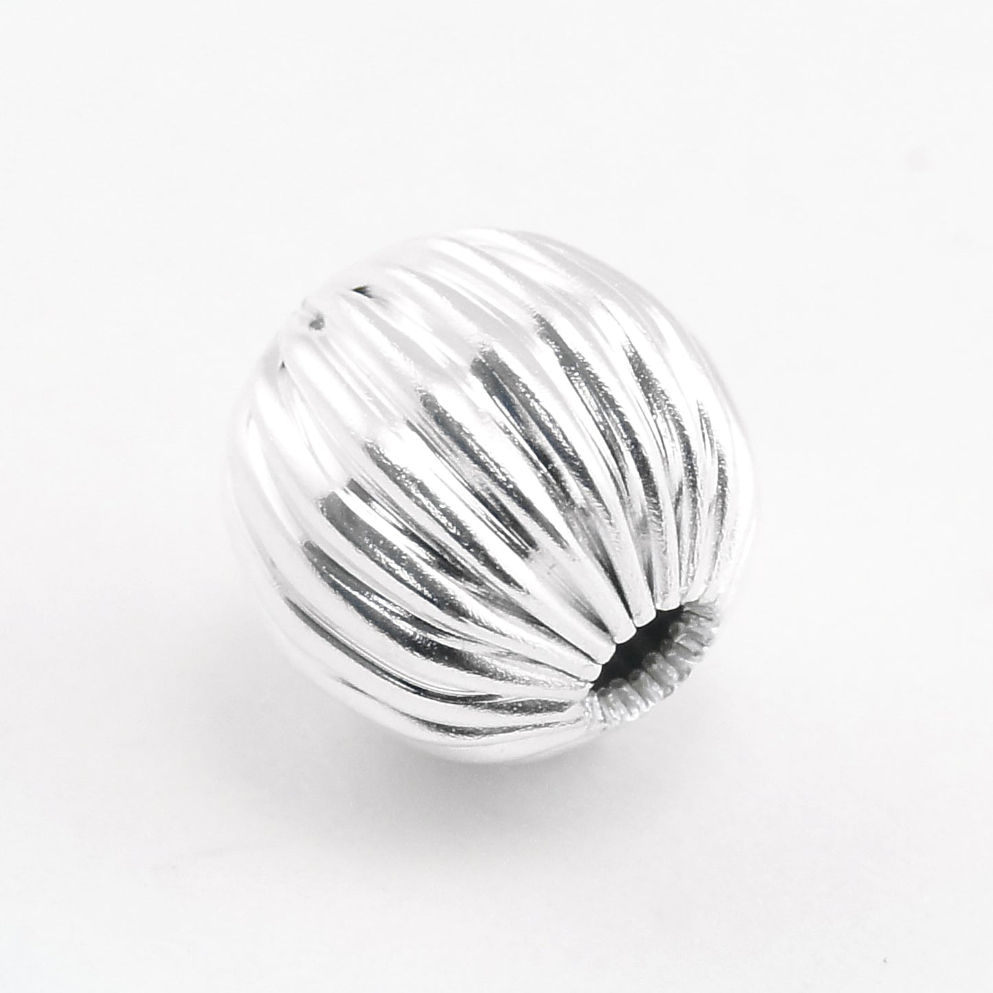 10mm Corrugated Seamless Beads (24 Pieces)