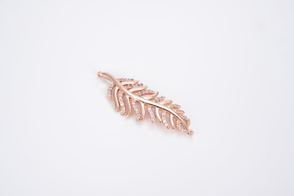 Micro pave leaf connector