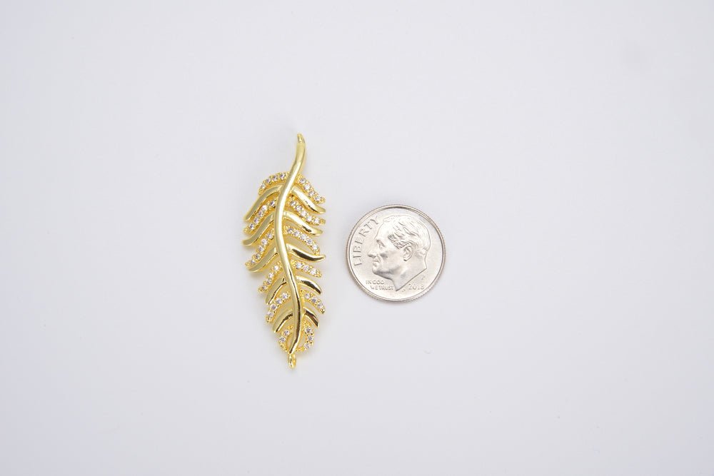 Micro pave leaf connector