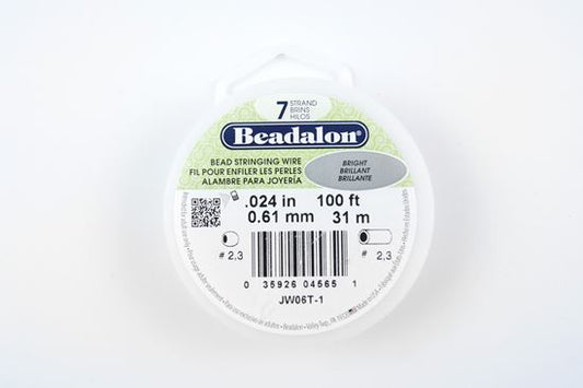 7 Strand Beading Wire .024 inch (0.61mm)